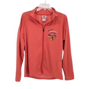 3/$20 NHL Chicago Blackhawks Full Zip Sweater Jacket Red Size Large 12/14